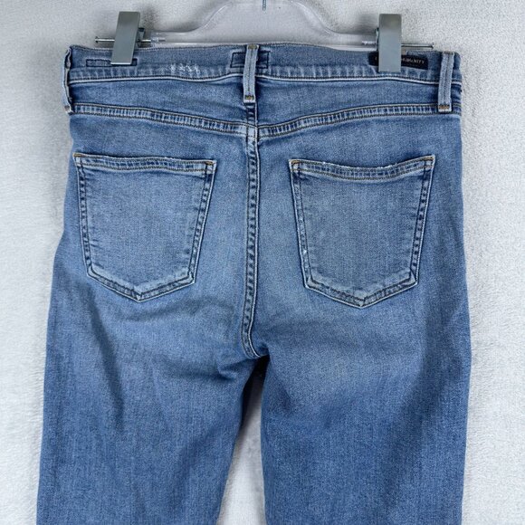 Citizens Of Humanity Jeans Rocket Crop High Rise Skinny Size W29 Women's Blue - Picture 3 of 11